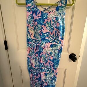 Lilly Pulitzer Blue and Pink Kristen Dress